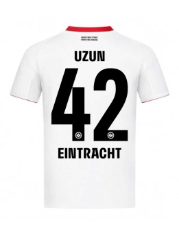 Eintracht Frankfurt Can Uzun #42 Auswärtstrikot 2025-26 Kurzarm Eintracht Frankfurt Can Uzun #42 Auswärtstrikot 2025-26 Kurzarm